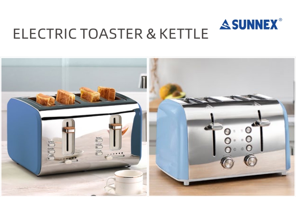 المنتجات الجديدة Release-Electric Toaster & Kettle